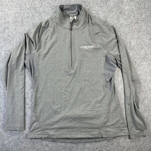 Levelwear Pullover Womens Large Gray 1/4 Zip Long Sleeve Barrett-Jackson